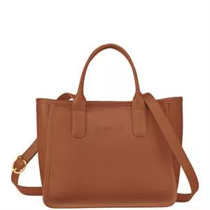 Longchamp Le Foulonn� Caramel Handle Bag